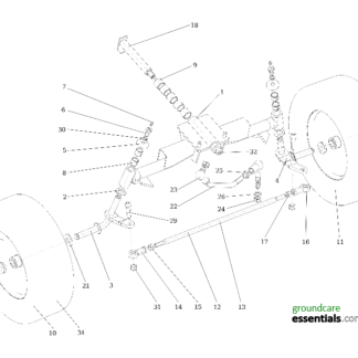 Efco SGS532993462403 Steering Pivot