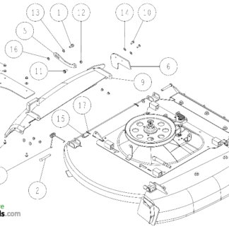Orec 0348-5020H Right Cutting Deck Cover