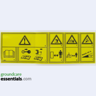 Etesia 13021 Label