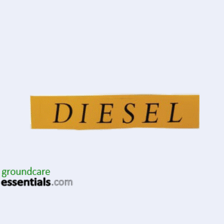 Etesia 13124 Diesel Label
